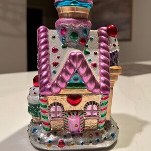 CHRISTOPHER RADKO CANDY JAR SUGAR SHACK 2 - 2005 Retired Candy House Jar